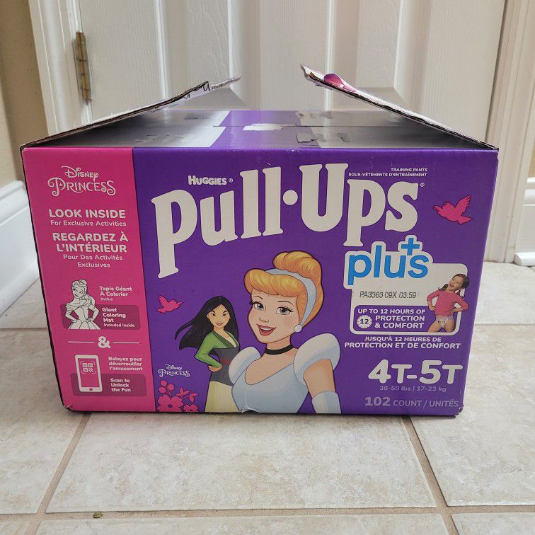 Huggies Plus Disney Princess Pull-Ups 4T-5T - 102 Count