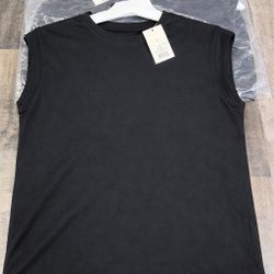 5 Pack Black Sleeveless Tops Size S – NEW Bundle Deal