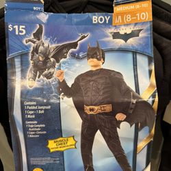 Batman Costume Size 8-10 OBO