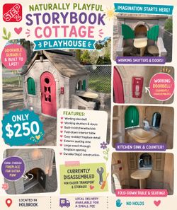 🏡✨ Step2 Naturally Playful StoryBook Cottage Playhouse ✨🏡
