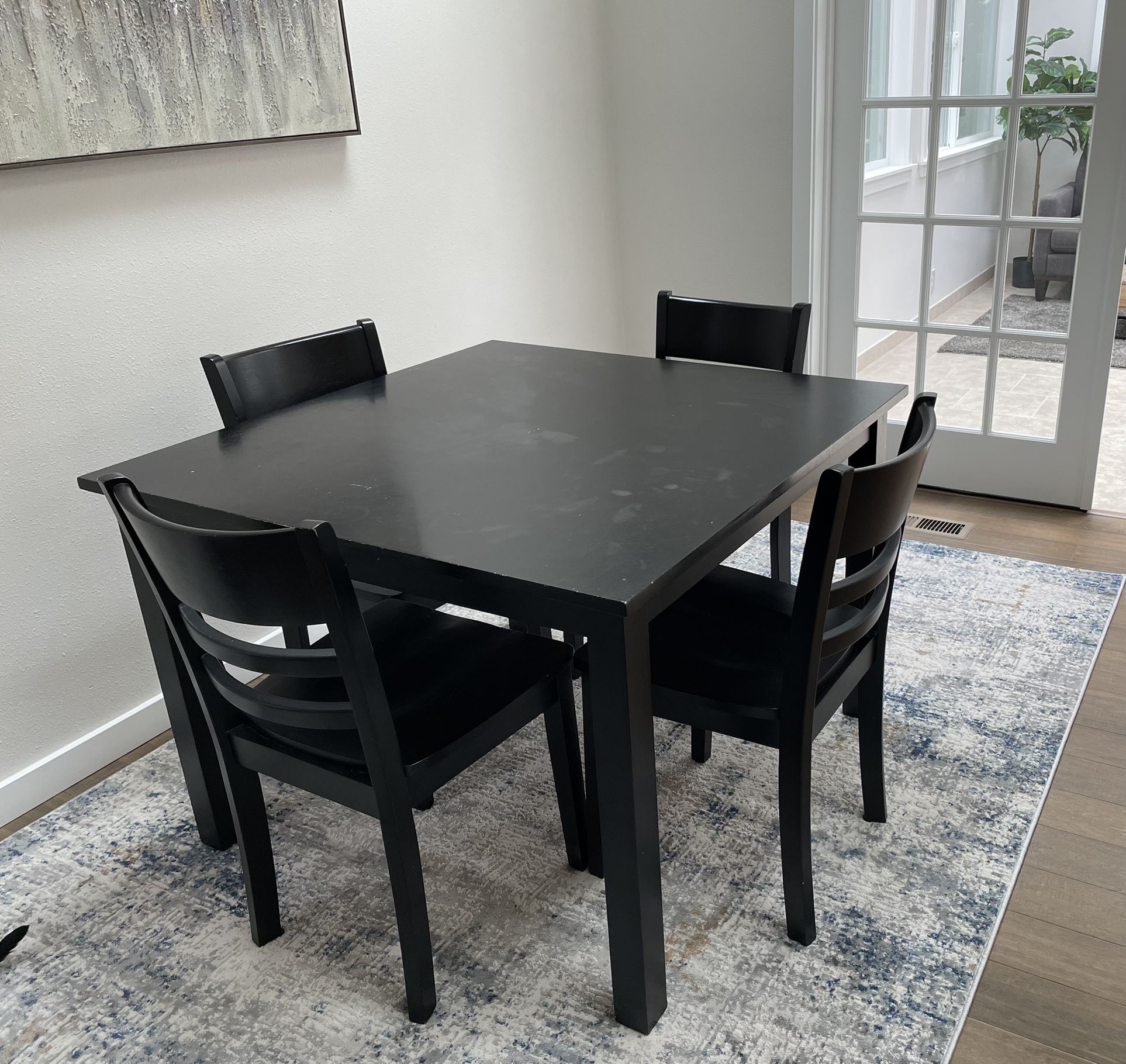 Black Dining Table