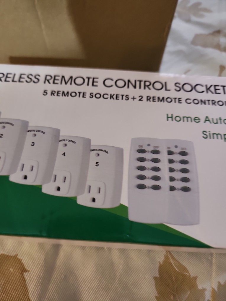 Wireless Remote Control Socket