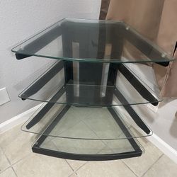 Glass Entertain Table 