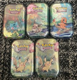 Pokemon Kanto Friends Mini Tin - Sealed