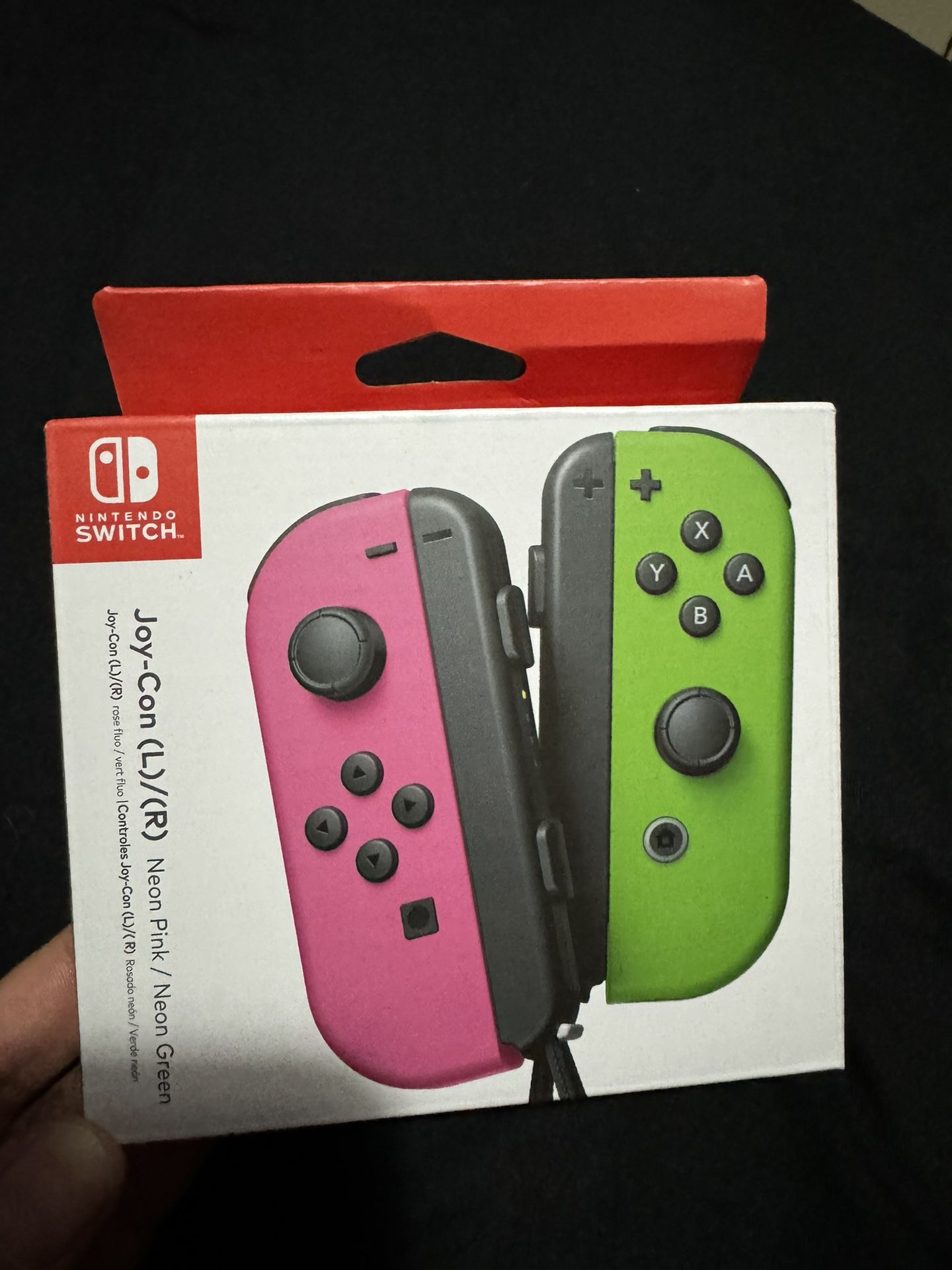 Nintendo Switch Joy-con L-R Neon Pink/Neon Green