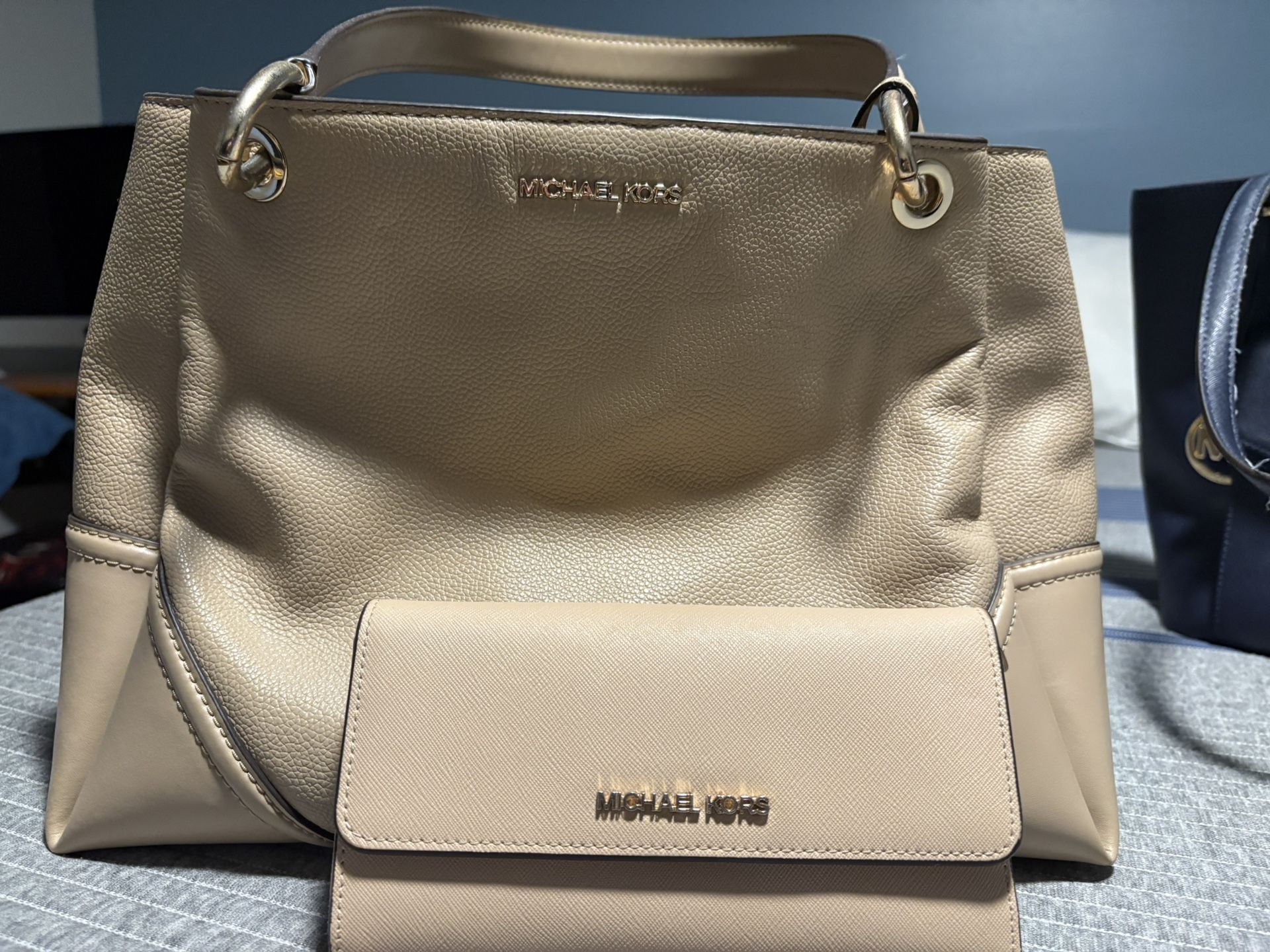 Michael Kors Purse and Wallet Combo