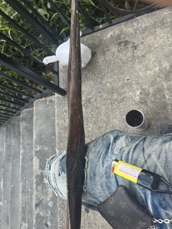 Original Wooden Walking Came From Jamaica 