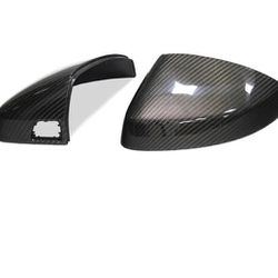 Audi A3 S3 Carbon Mirror Caps (with Blind spot)