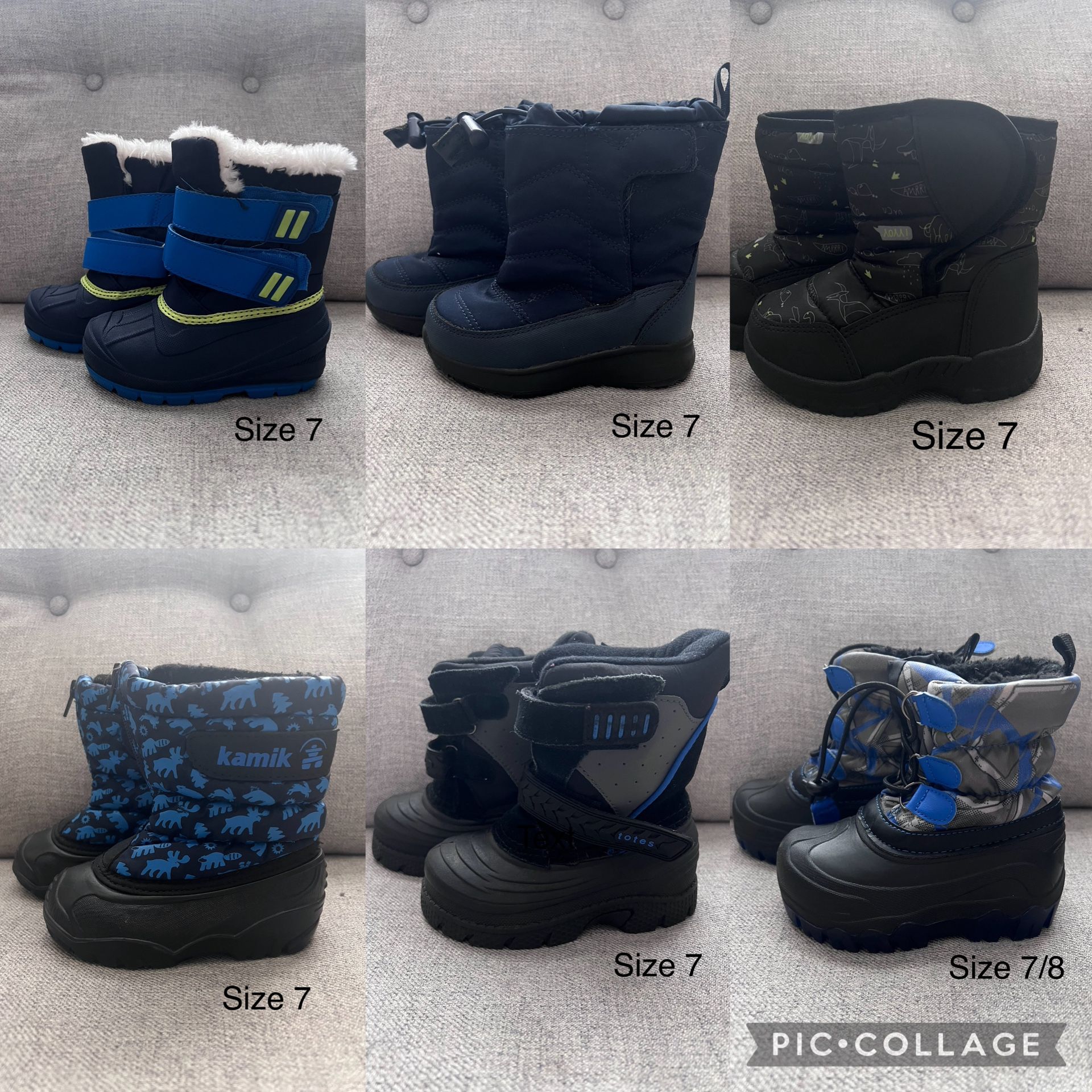 Toddler Snow Boots Size 7c
