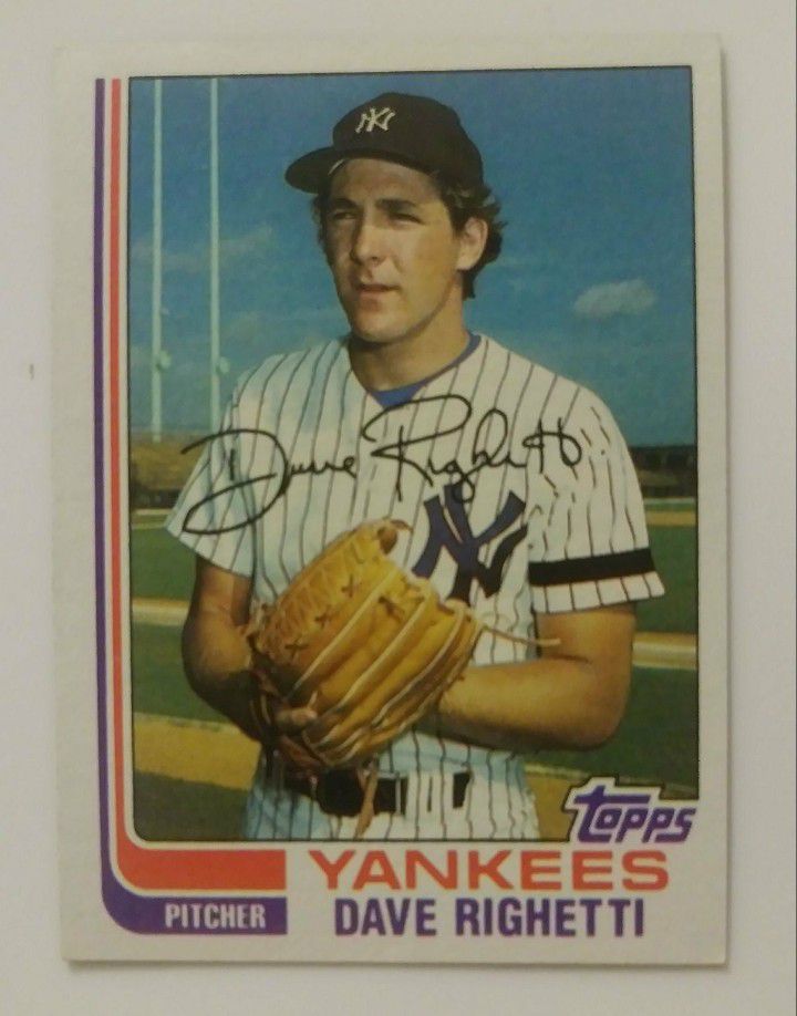 Dave Righetti  New york yankees baseball, Yankees baseball, Ny