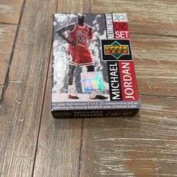 Upper Deck Michael Jordan Retirement Card Set