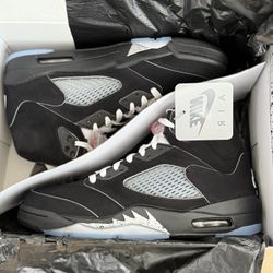 Jordan 5 Metallic Black*10 MEN*