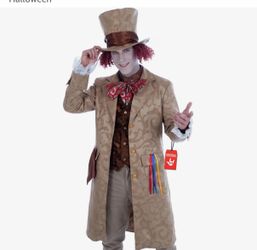 Halloween Mad hatter costume men Medium