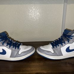 Air Jordan 1 GS Cement true blue