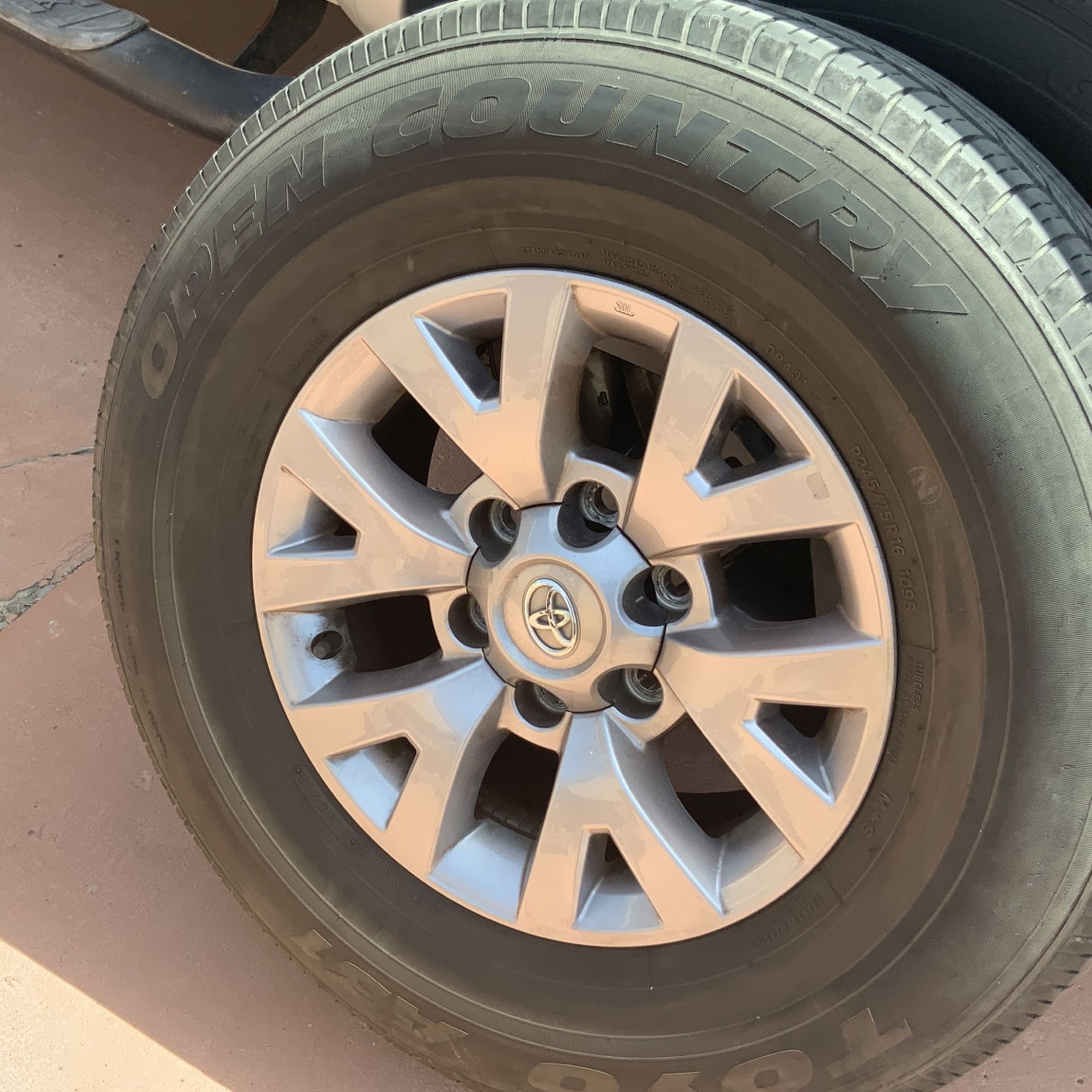 4 Toyota Tires And Rims for Sale in Lemon Grove, CA OfferUp
