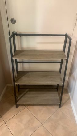Folding Plant Stand Organizer