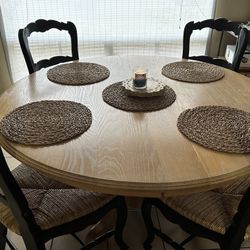 Make me an offer! round table & 4 chairs