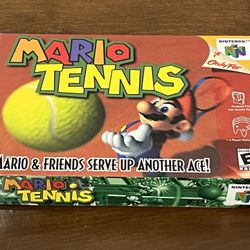 BOX ONLY - Mario Tennis (N64 - 2000)
