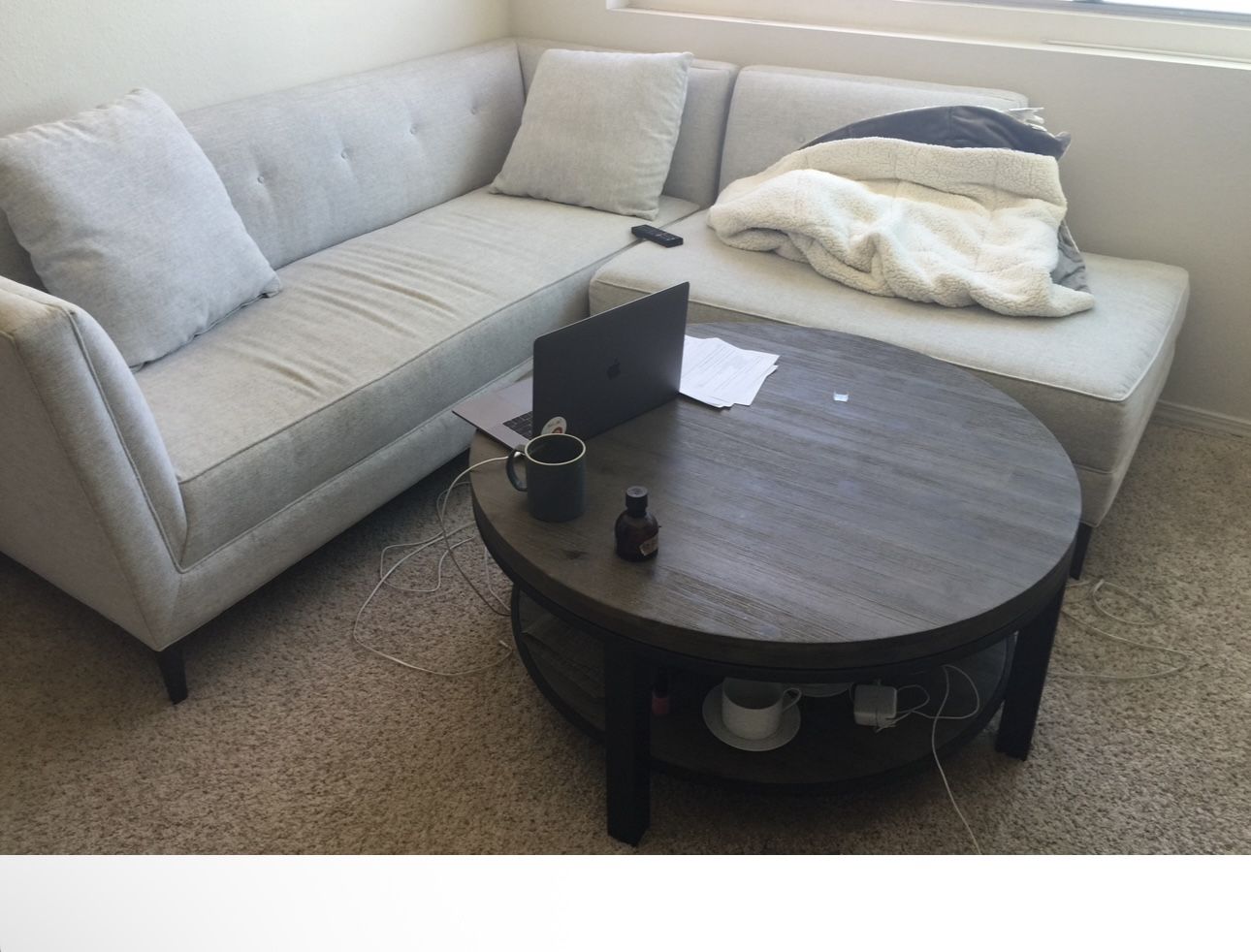 couch and table 