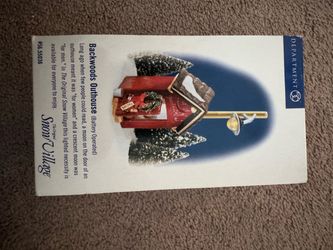 Department 56 Snow Village Backwoods Outhouse
