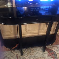 Shapely Console Table with Drawer