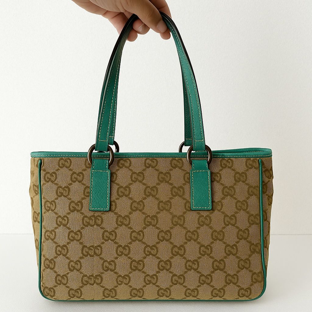 Authentic Gucci GG Canvas Tote Bag