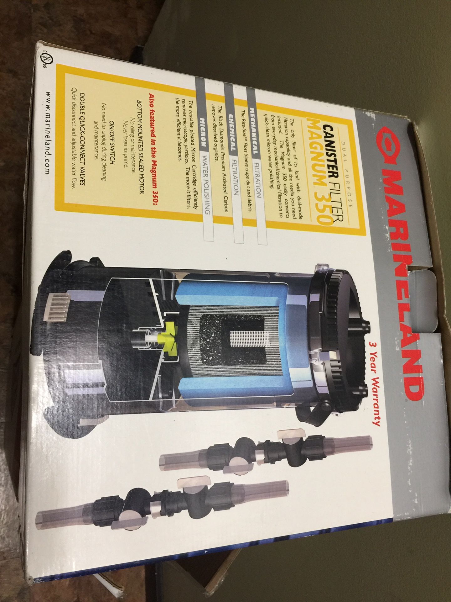 Marineland magnum 350 canister filter for Sale in Bellevue, WA OfferUp