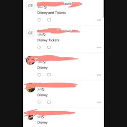 Disneyland Ticket Available