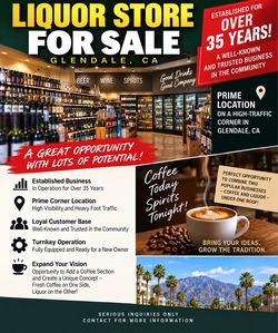 Liquor store for Sale $185,000