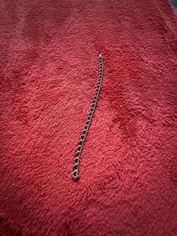 14K gold bracelet W/hundreds of small diamonds (HEAVY)