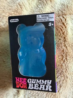 Authentic Needoh Gummy Bear Blue