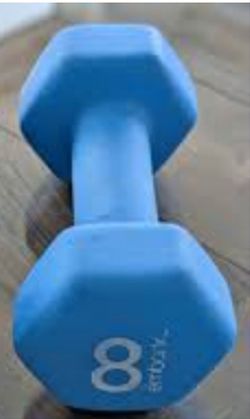 Embark brand neoprene-coated hex dumbbell,