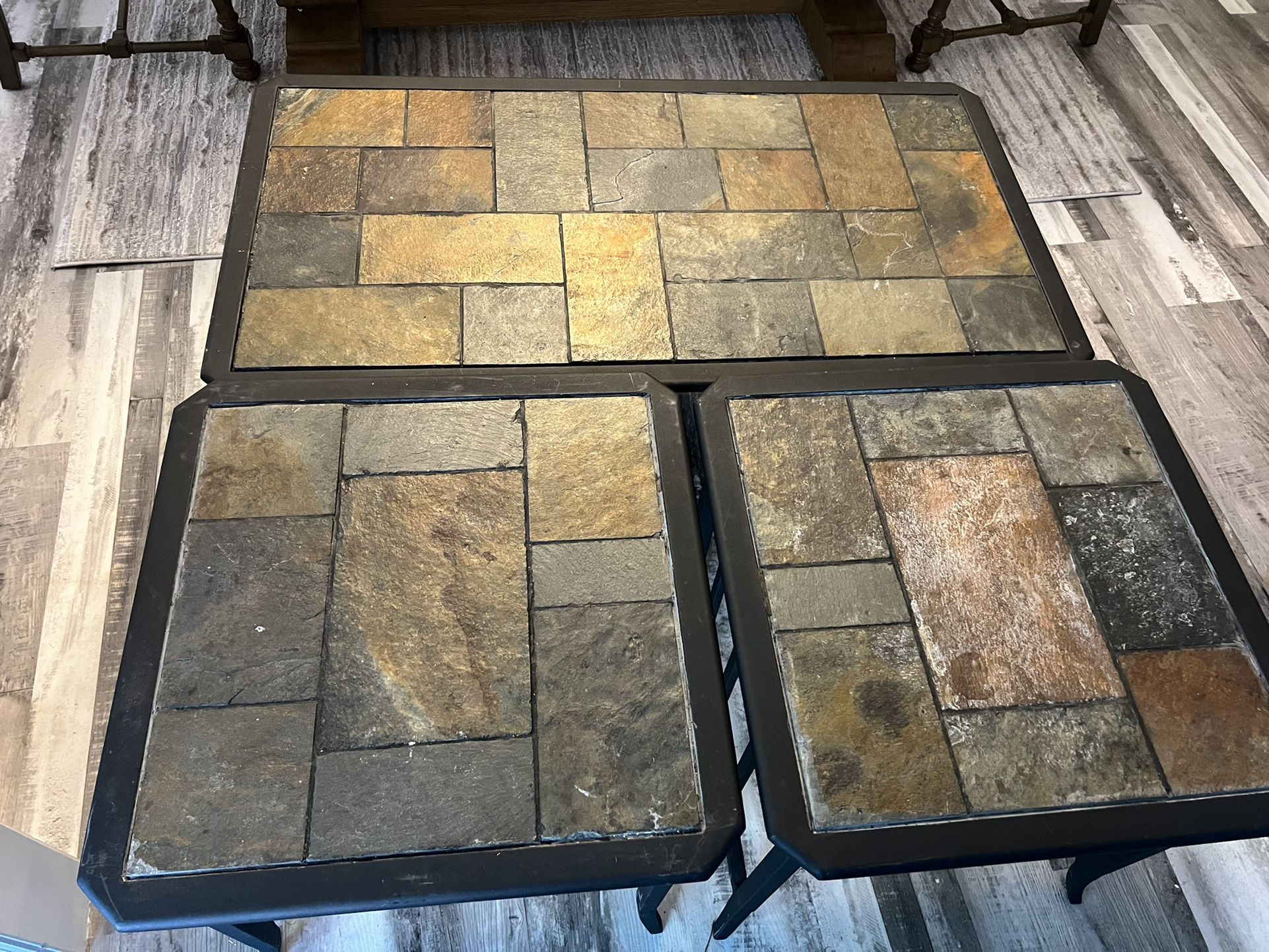 Coffee Table & 2 End Table Set