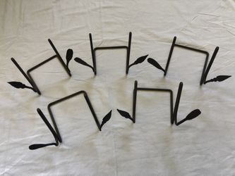 Wrought Iron Leaf Design Stand