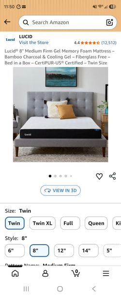 8" twin mattress