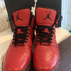 97 Retro Jordans Black And Red, 