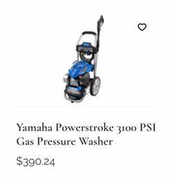 Yamaha Power Stroke Pressure Washer 3100 psi