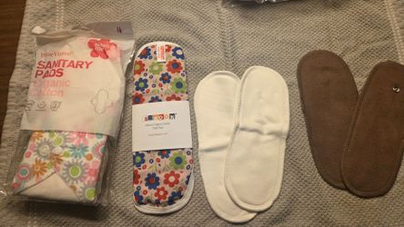 Reusable sanitary menstrual feminine pads