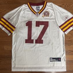 Washington Redskins Commanders 75th Anniversary Jersey Jason Campbell Size Large