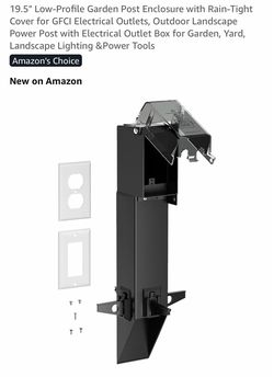 Brand new : 19.5" Low-Profile Garden Post Enclosure