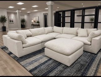 MODULAR CLOUD SECTIONAL IN BEIGE OR GREY 😍🛋️