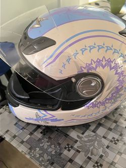 Scorpion women’s motorcycle helmet medium