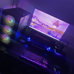 Gaming Pc And Monitor 