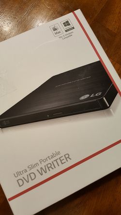 LG Ultra Slim Portable DVD Writer and Player
