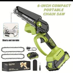 Mini Chain Saw Cordless 6 Inch 