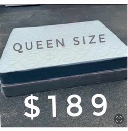 Queen Mattress Set $189 | Brand New