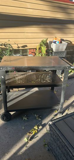 Mesa De Metal Con   Stainless Steel