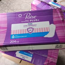 Poise Plus Pads 