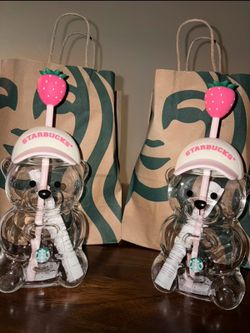 2026 strawberry starbucks bear cup