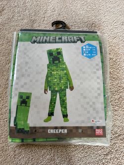 Halloween costume - Minecraft creeper, NEW